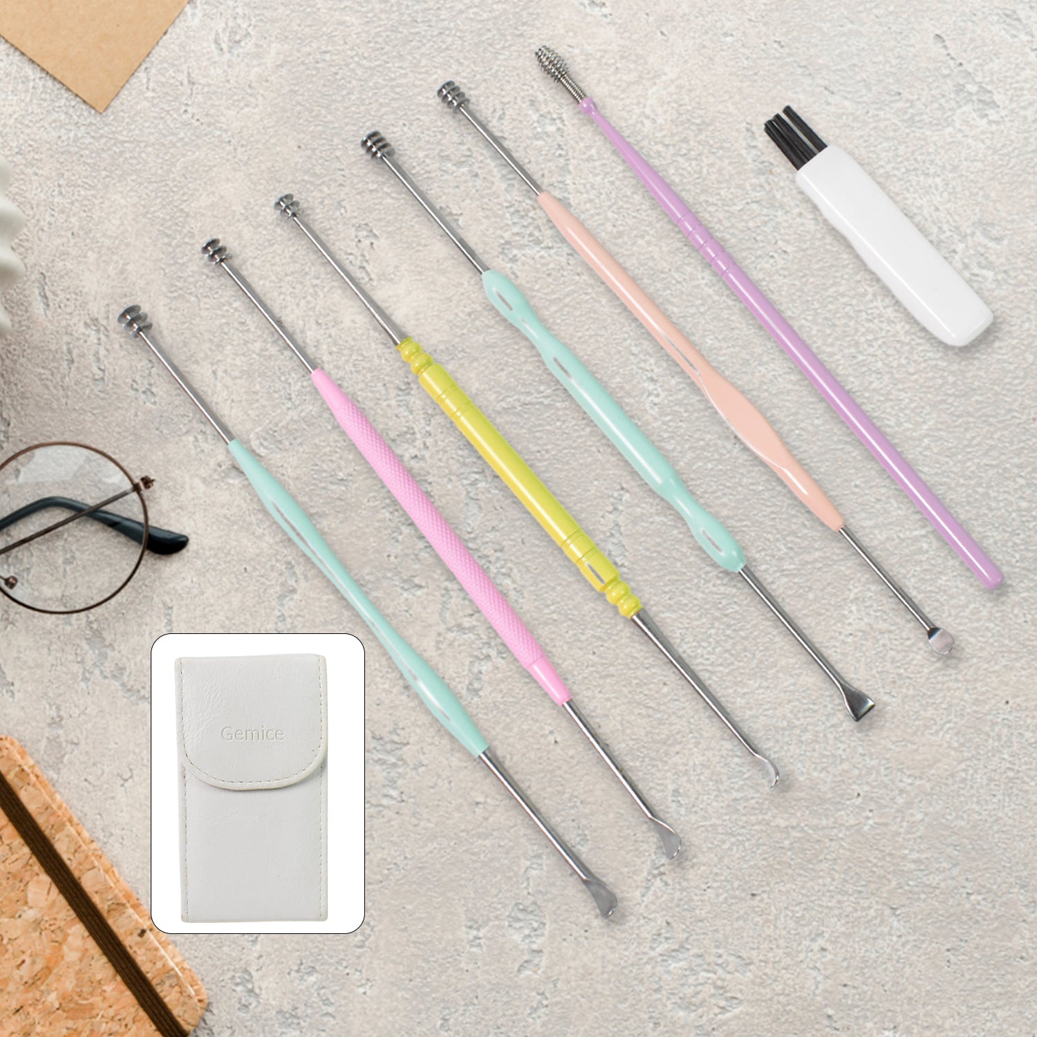 7 Pcs Earwax Removal Kit  Ear Cleansing Tool Set 7 Pcs Earwax Removal Kit  Ear Cleansing Tool Set